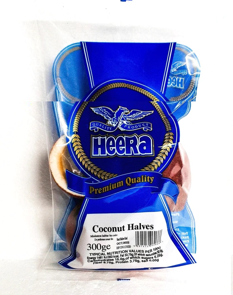 HEERA Dried Coconut Halves 300g
