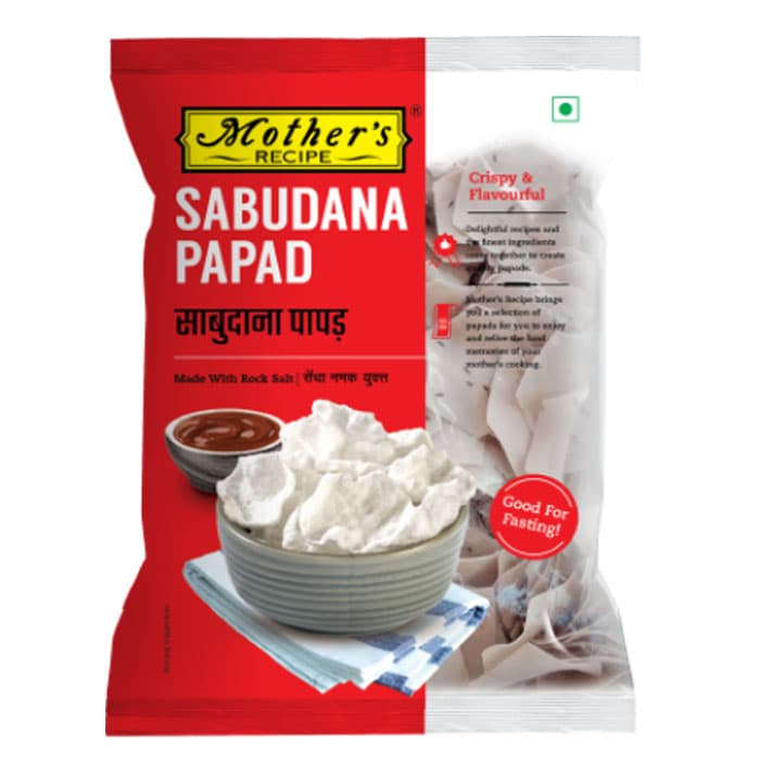 MOTHER'S RECIPE Sabudana (Tapioka) Papad 75g