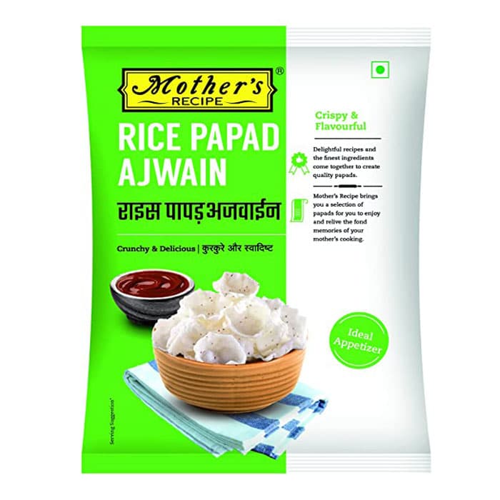 MOTHER'S RECIPE Ajwain Rice Papad 75g