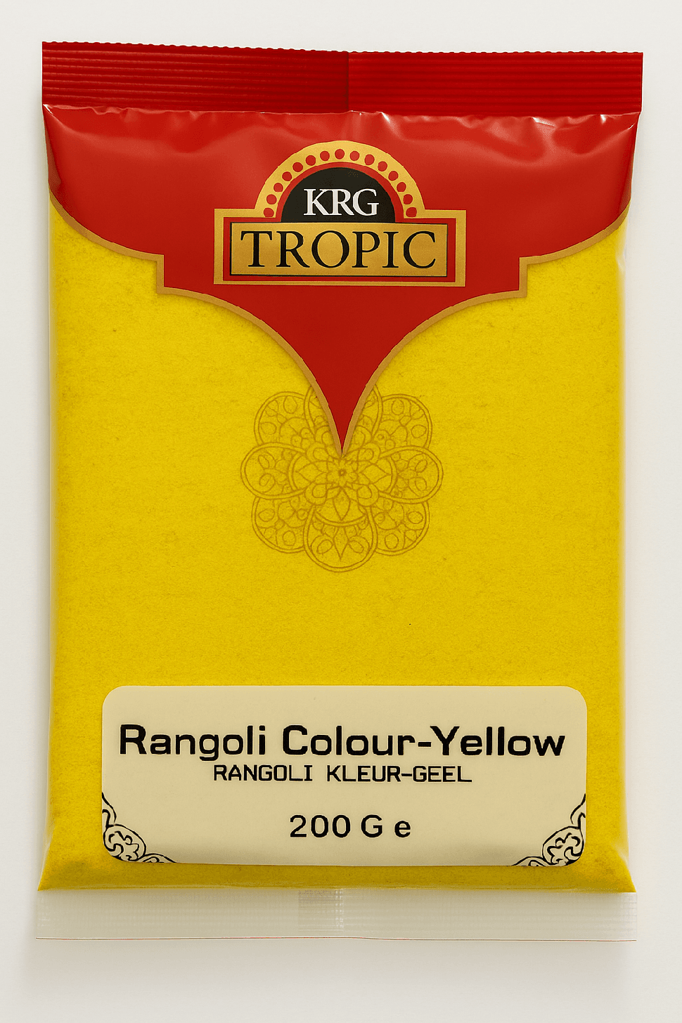 KRG Yellow Rangoli Color 200g