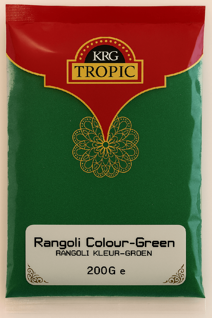 KRG Green Rangoli Color 200g