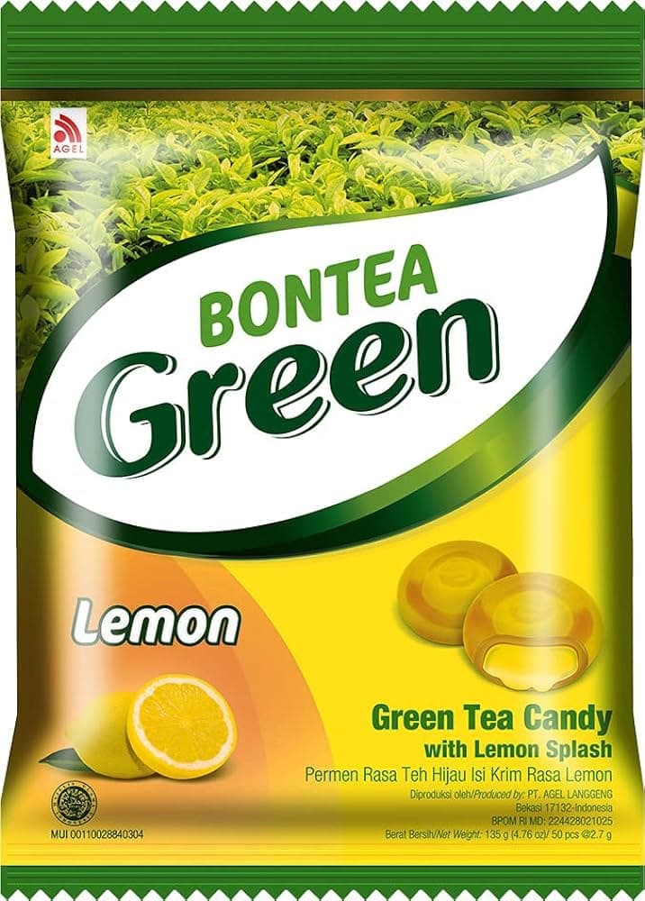 BONTEA Green Tea Candy with Lemon 135g