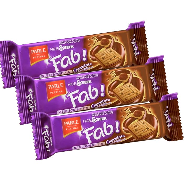 PARLE Hide&Seek chocolate biscuits 3 x 112g