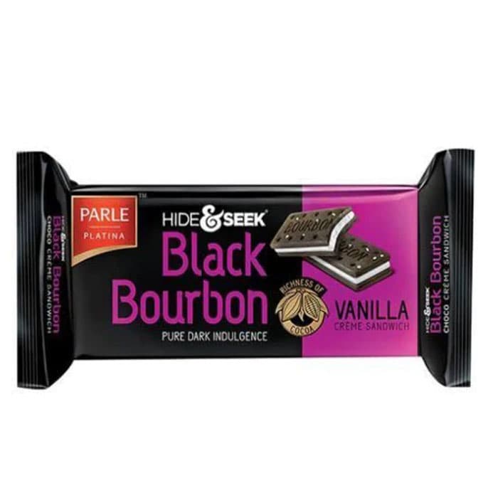 PARLE Hide&Seek Black Bourbon Vanilla Biscuits 100g