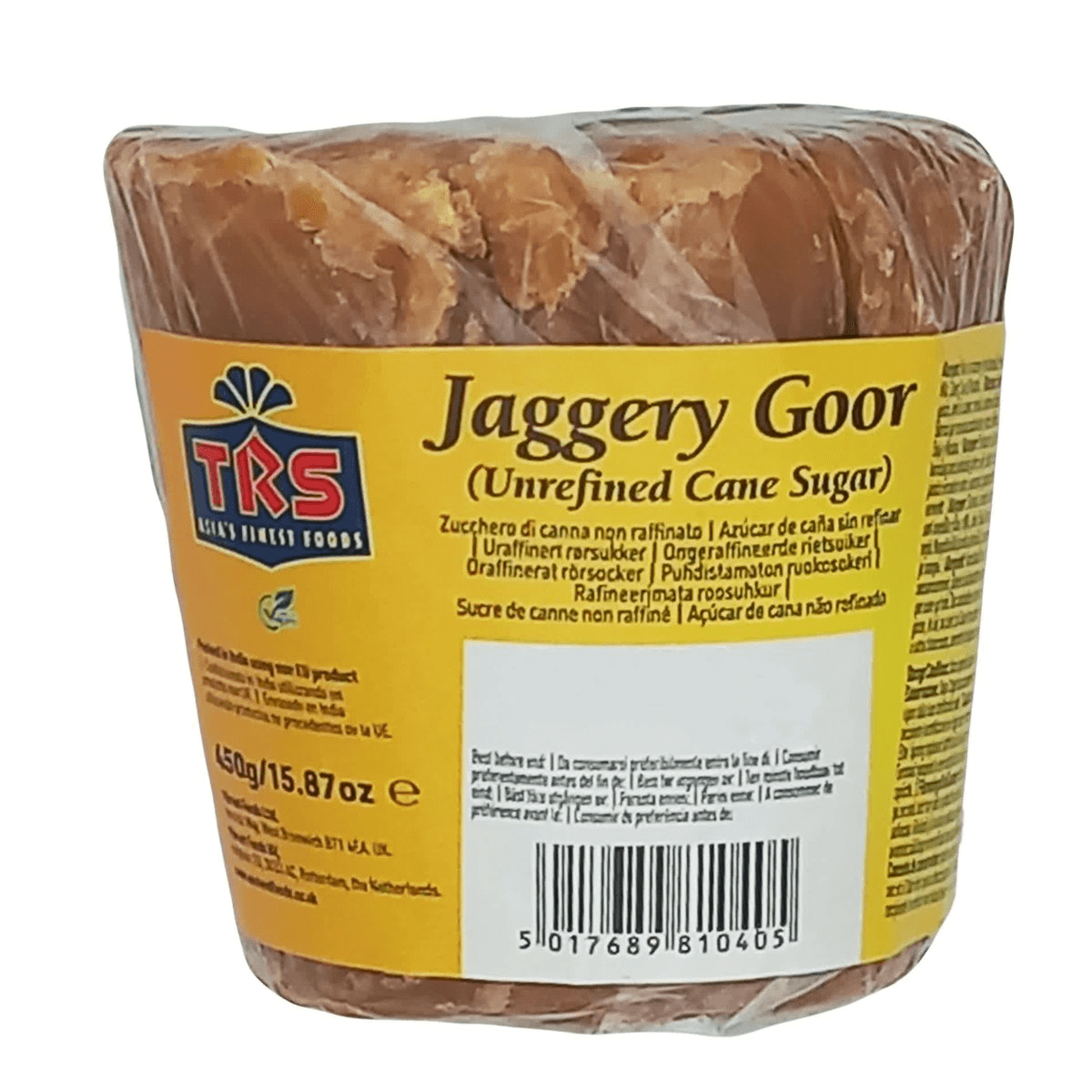 TRS JAGGERY (GOOR) Unrefined Cane Sugar  450g